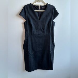 Never worn fitted navy dress